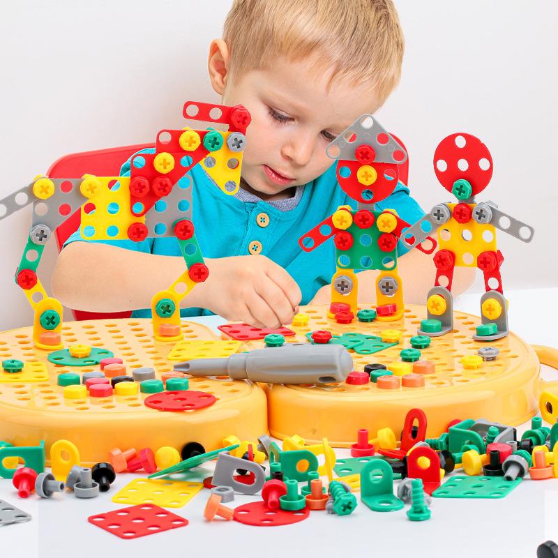 MINI TALADRO MONTESSORI 205 PIEZAS