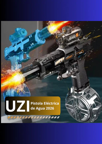 PISTOLA UZI ELÉCTRICA DE AGUA