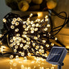 LUCES LED NAVIDEÑAS CON PANEL SOLAR