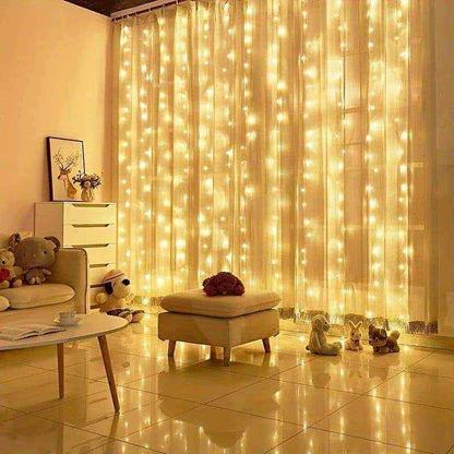 LUCES LED CORTINA HADA 3X3 METROS