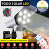 FOCO SOLAR CON SENSOR DE MOVIMIENTO