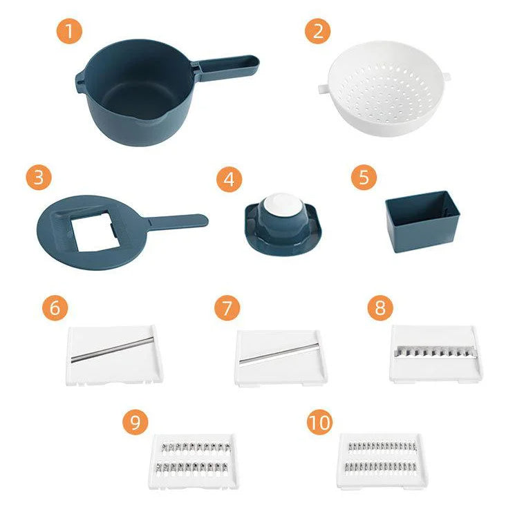 RALLADOR COLADOR PROFESIONAL 6 EN 1