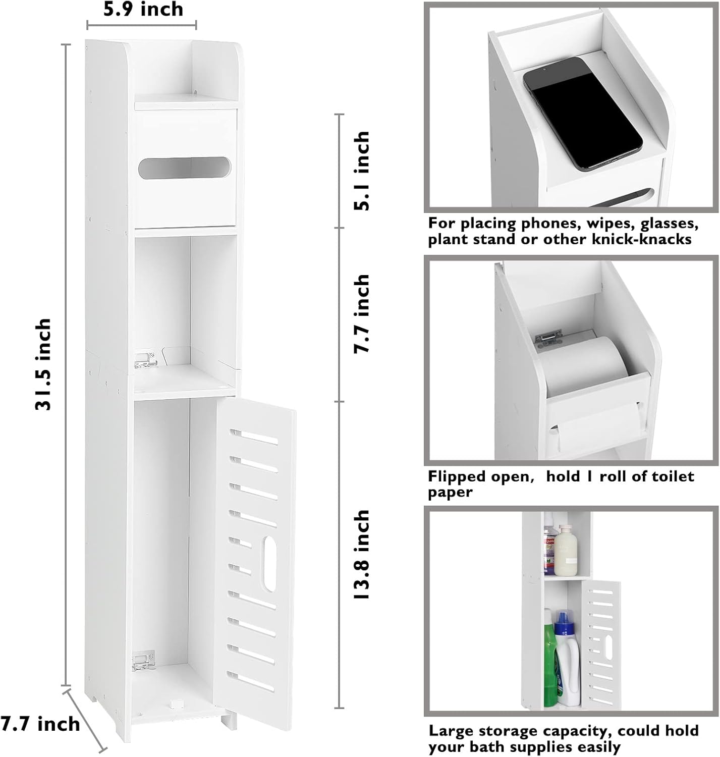 ESTANTE ORGANIZADOR PARA BAÑO 80 CM