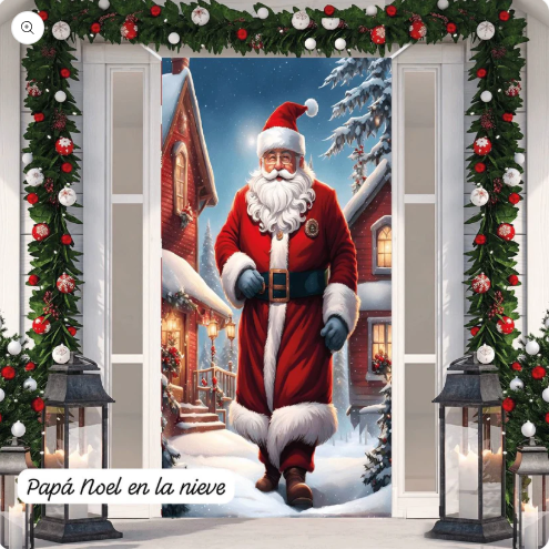 FUNDAS NAVIDEÑAS PARA PUERTA
