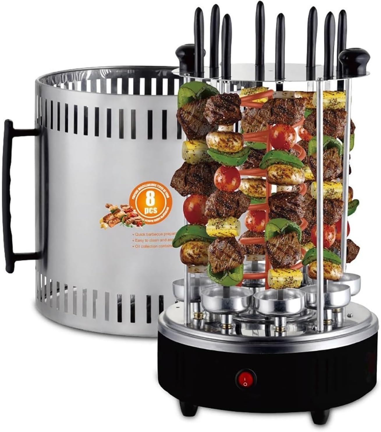 PARRILLA ELÉCTRICA PARA BROCHETAS