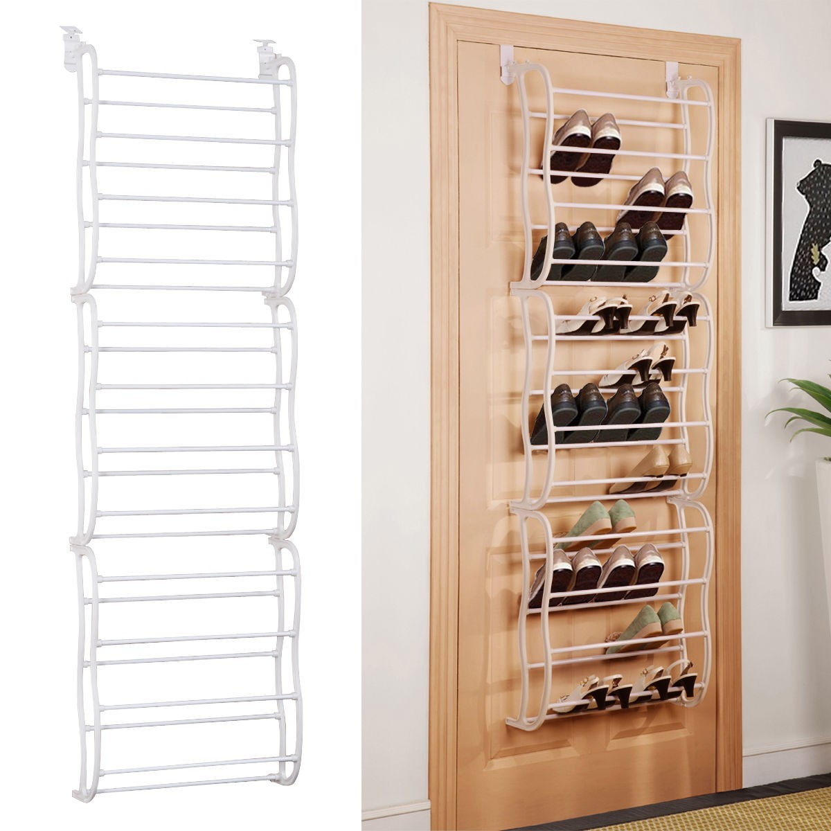 ZAPATERA COLGANTE 36 PARES PARA PUERTA