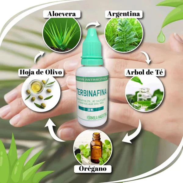 GOTAS DE TERBINAFINA - PARA HONGOS EN LAS UÑAS