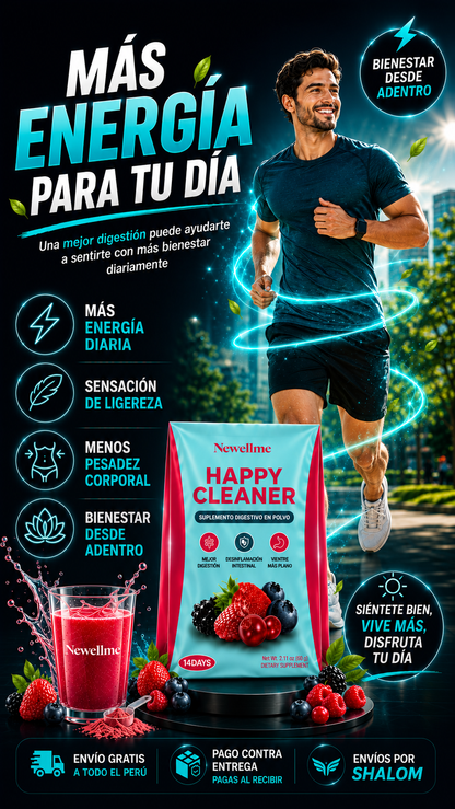 HAPPY CLEANER - Suplemento Digestivo en Polvo ™