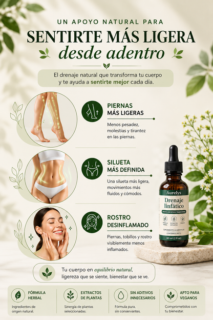 GOTAS HERBALES DRENAJE LINFÁTICO 60ML