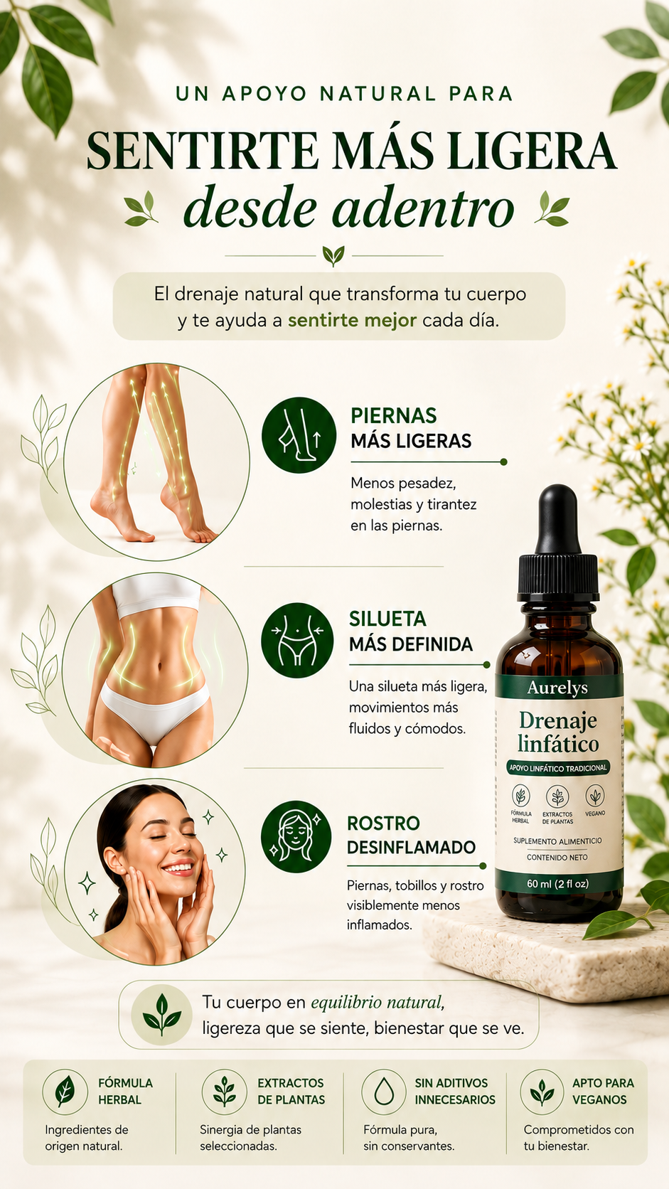 GOTAS HERBALES DRENAJE LINFÁTICO 60ML