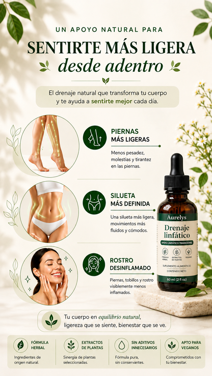 GOTAS HERBALES DRENAJE LINFÁTICO 60ML