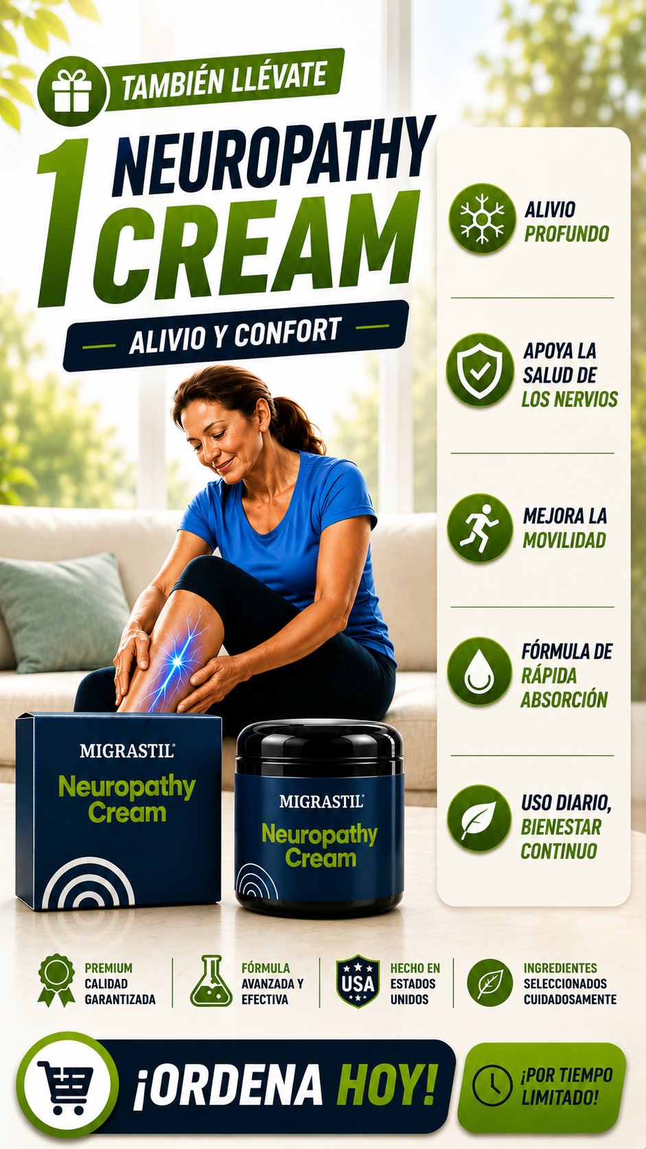 Super Pack Neuropatía - 2 Vitamina B12 + Neuropathy Cream