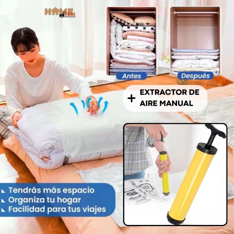 PACK BOLSAS AL VACÍO + EXTRACTOR MANUAL