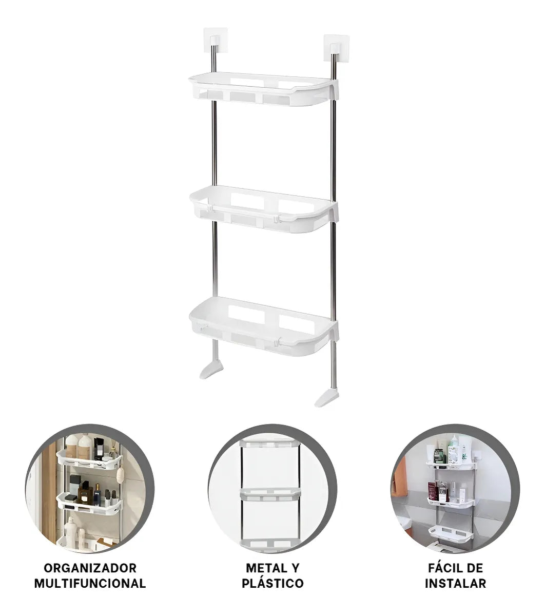 ORGANIZADOR DE BAÑO 3 NIVELES