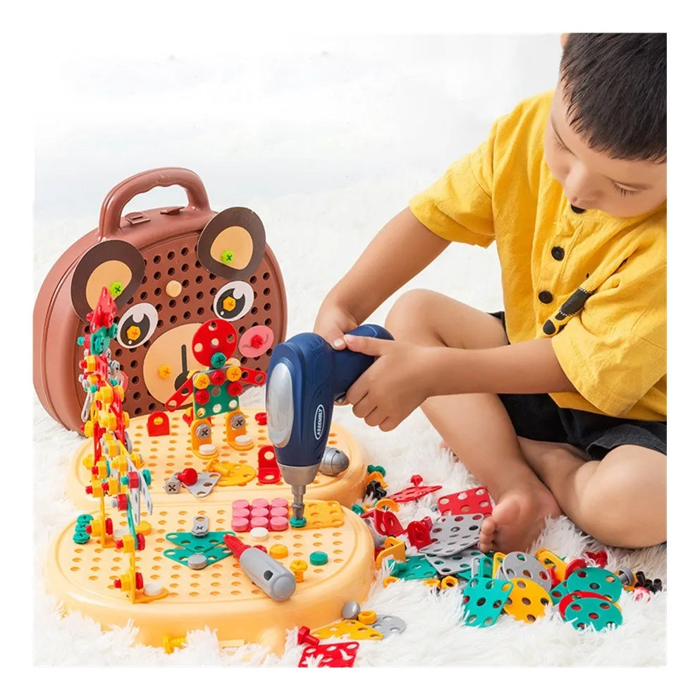 MINI TALADRO MONTESSORI 205 PIEZAS