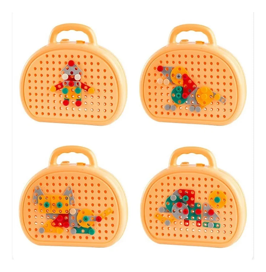 MINI TALADRO MONTESSORI 205 PIEZAS