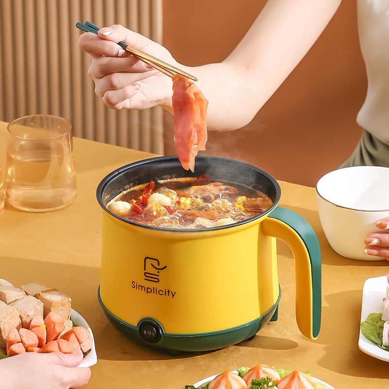 MINI OLLA ELÉCTRICA CON VAPORERA MULTIFUNCIONAL