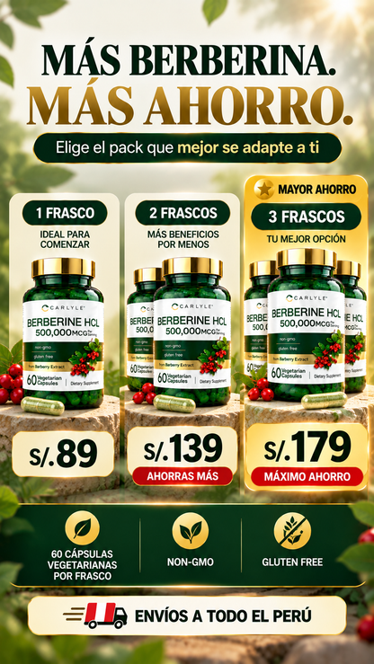 BERBERINA HCL 500,000mcg