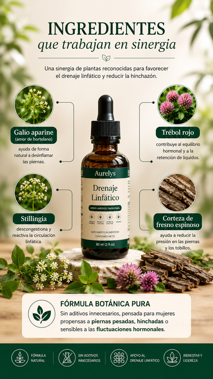 GOTAS HERBALES DRENAJE LINFÁTICO 60ML