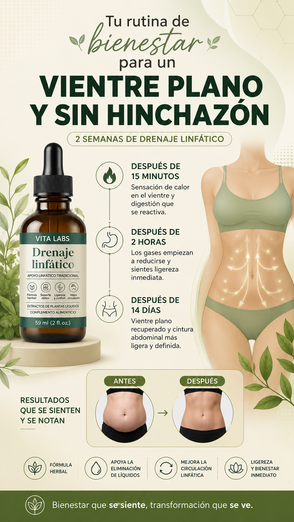 GOTAS HERBALES DRENAJE LINFÁTICO 60ML