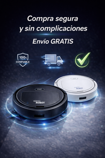 ASPIRADORA ROBOT INTELIGENTE 3 EN 1