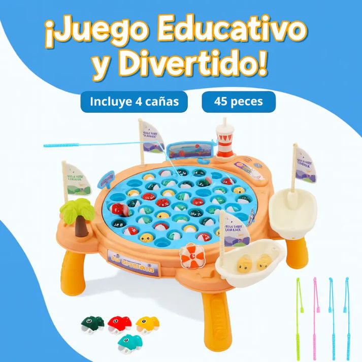 JUEGO DE PESCA MAGNÉTICO - 4 JUGADORES