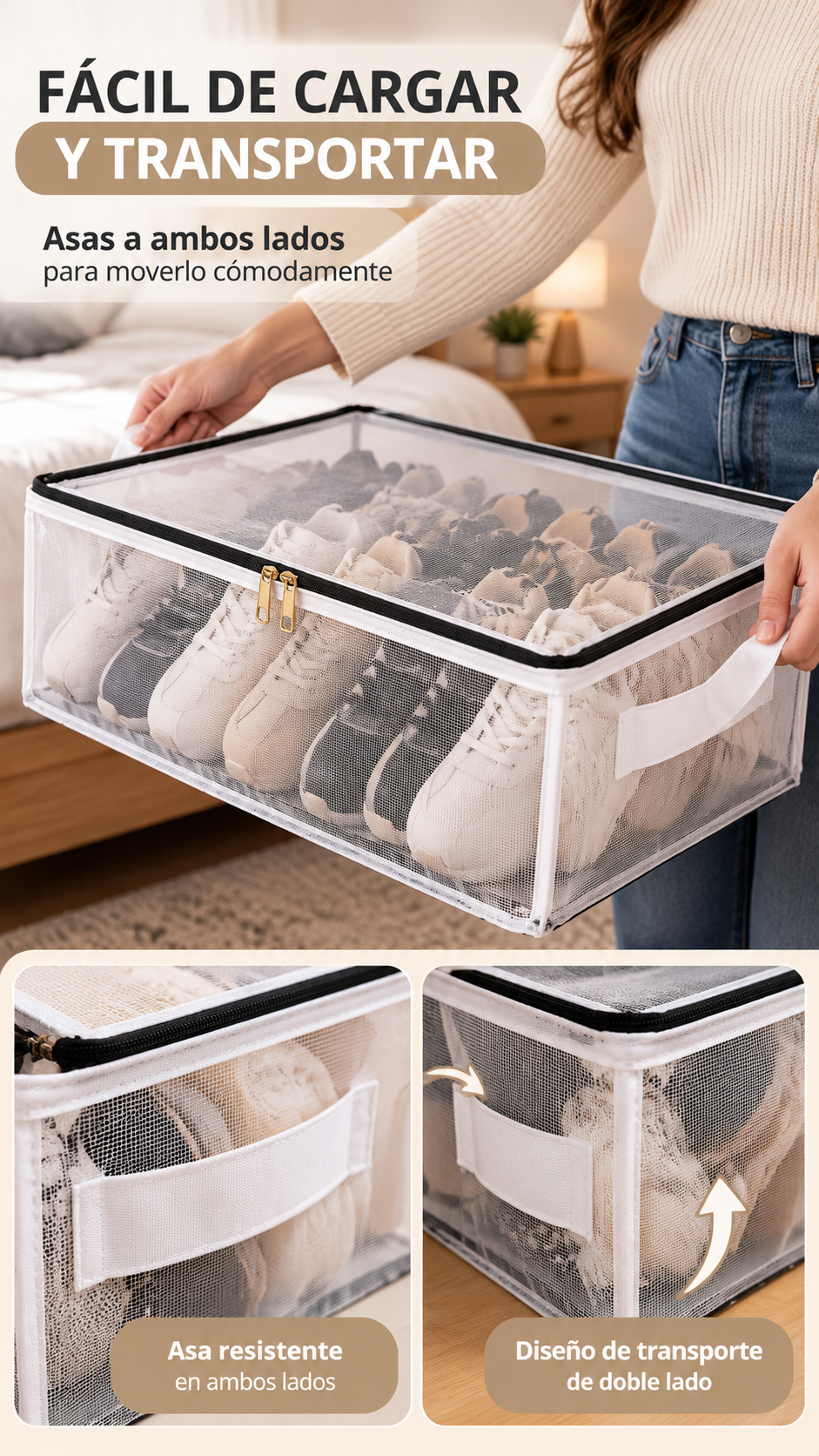 ORGANIZADOR PLEGABLE DE ZAPATOS
