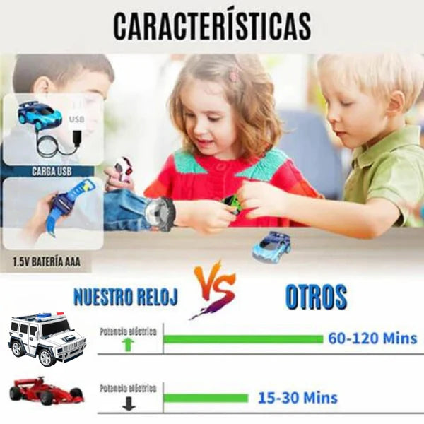 CARRITO RELOJ A CONTROL REMOTO