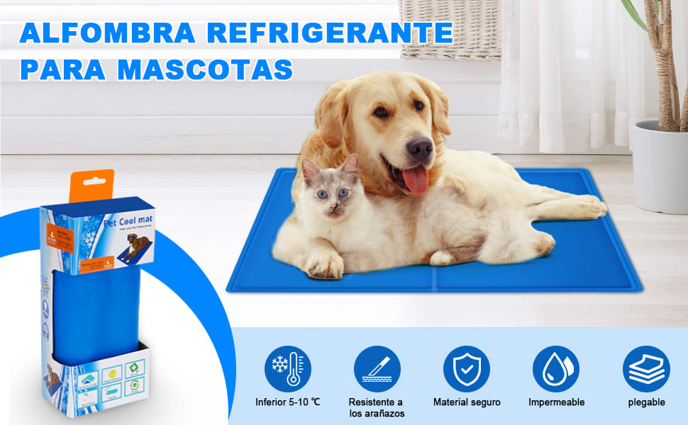 PET COOL MAT - MANTA REFRIGERANTE PARA MASCOTAS