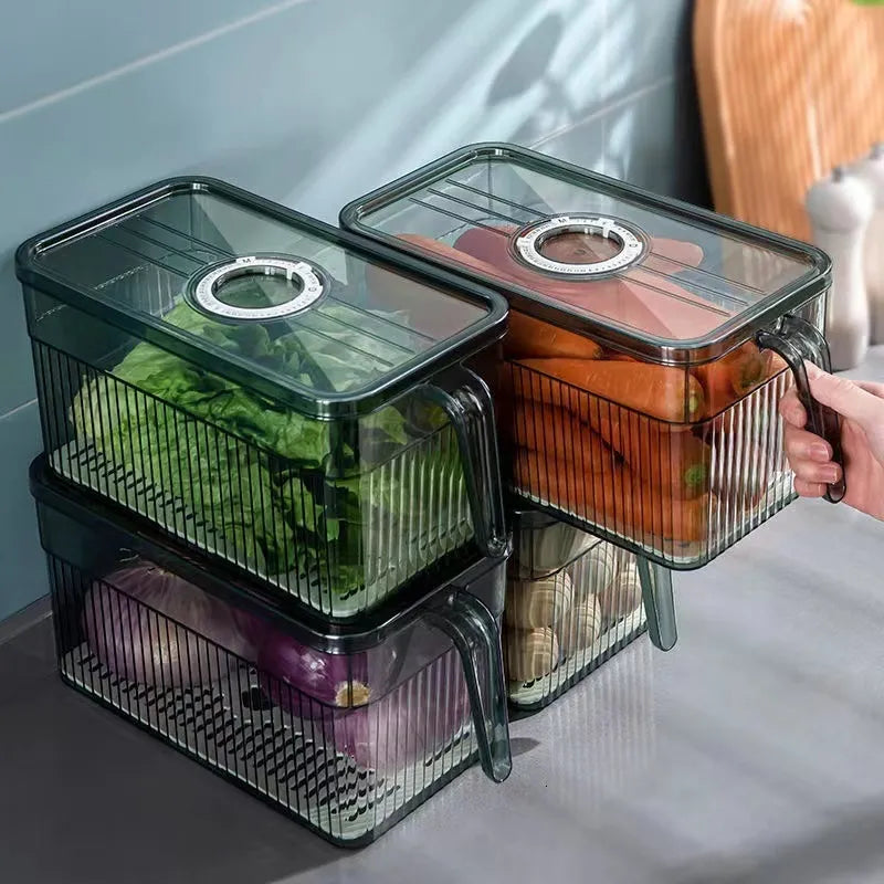 2 CONTENEDORES DE ALIMENTOS PARA REFRIGERADOR