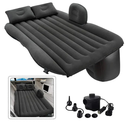 Colchón Inflable con Set Almohadas para Auto + Inflador de Regalo